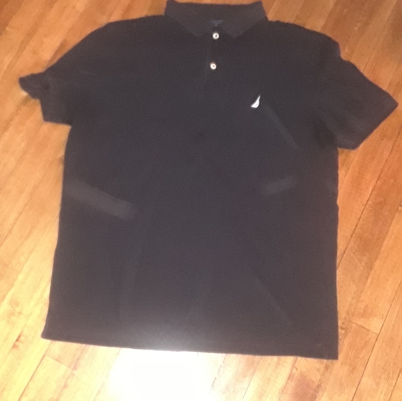Size Large nautica navy blue polo shirt - Picture 6 of 9